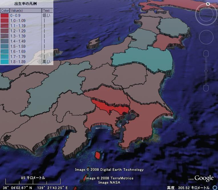 図7　平成16年人口動態統計月報年計をグラフ化