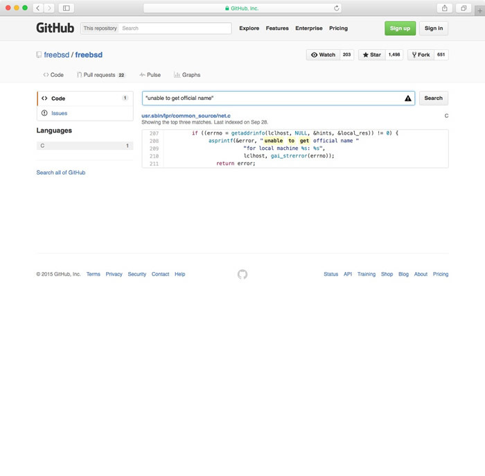 図　GitHubで検索