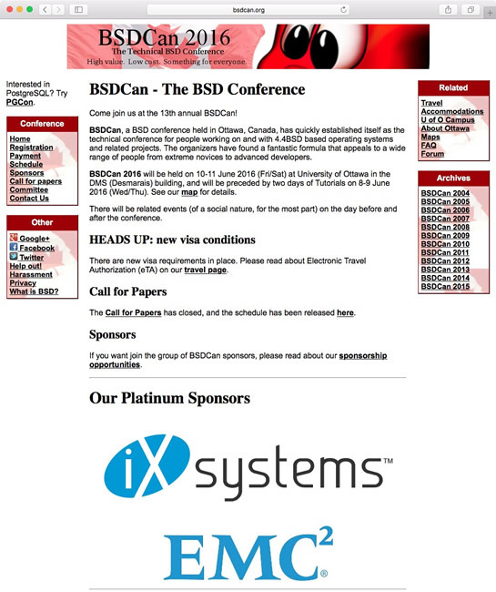 図　BSDCan 2016