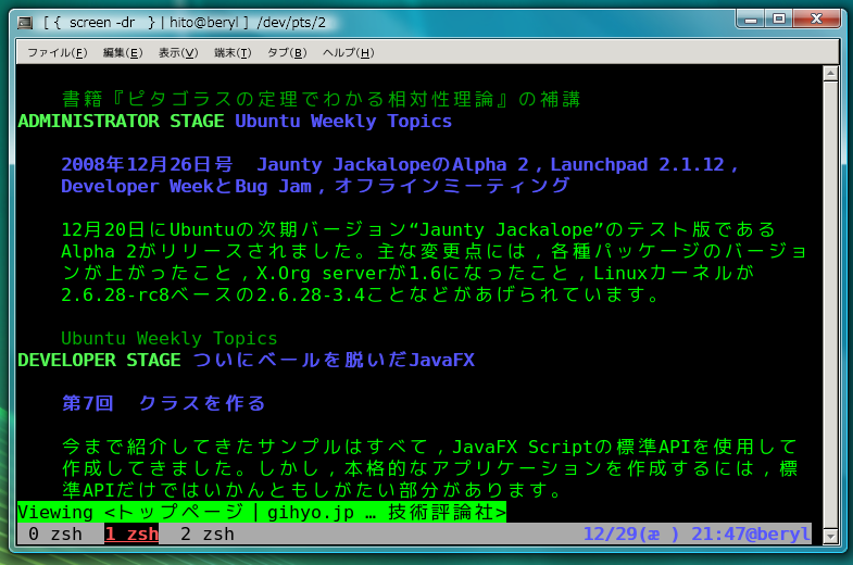 図5　Windows上でgnome-terminalを使う