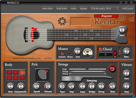 図4　今はなくなってしまったCutterMusicのRevitar2.0