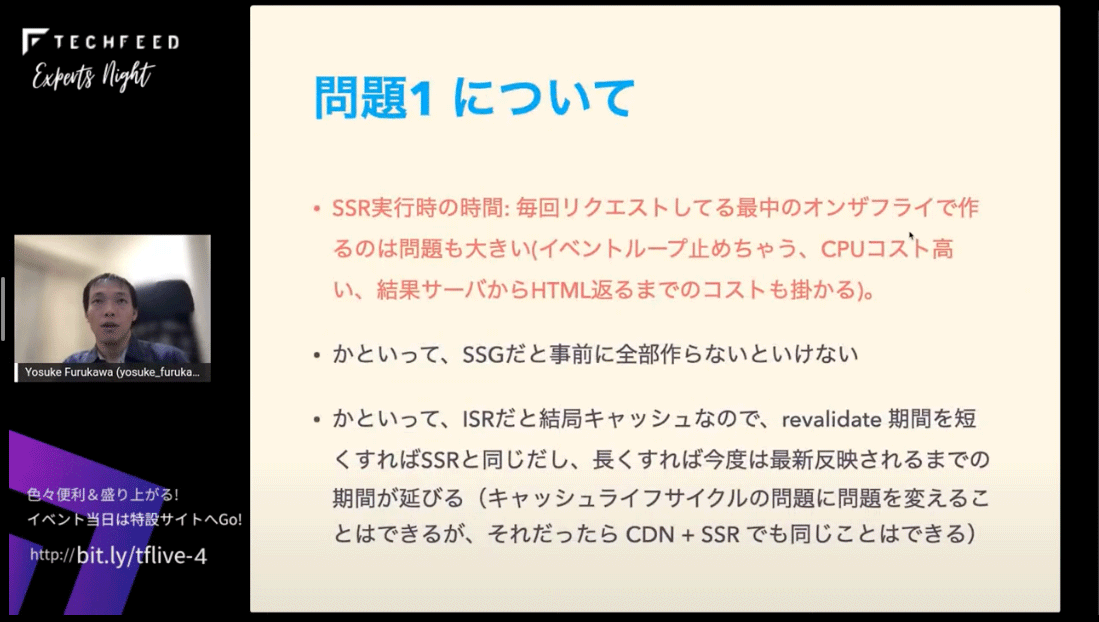 問題1 ―SSR実行時の時間とコスト