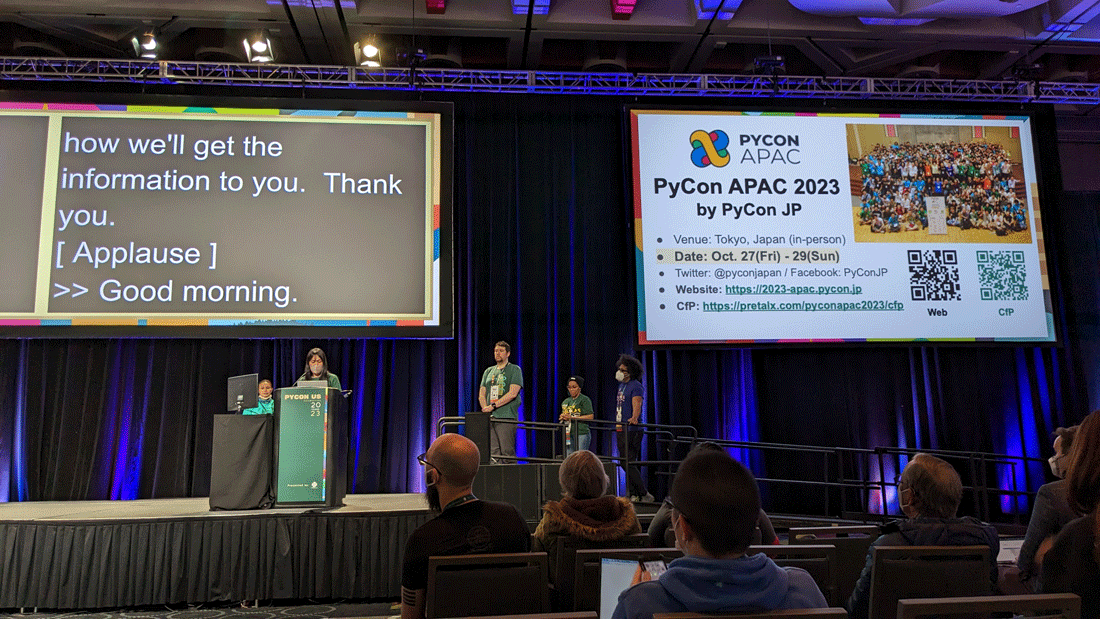 PyCon APAC 2023についての発表