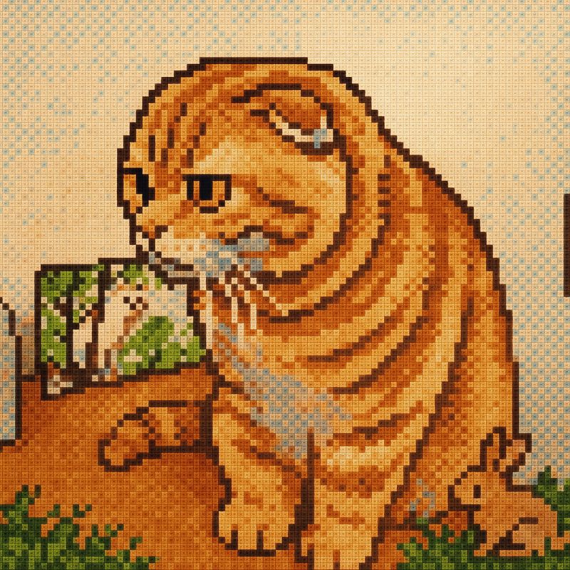 「ドット絵風にして」と指示