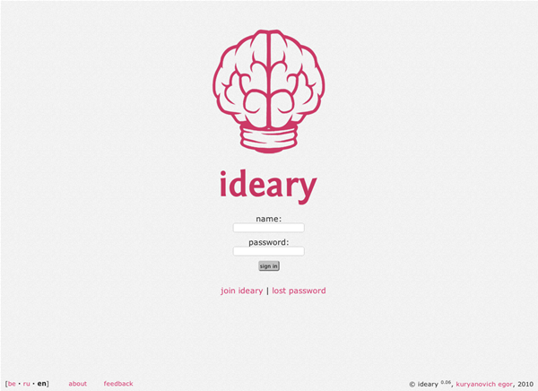 図6　オンラインアイデアメモ帳「ideary」