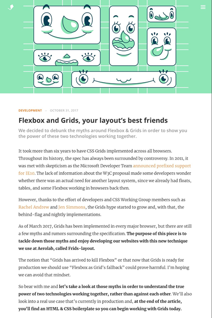 図1　FlexboxとCSS Gridを併用したレイアウトのススメ