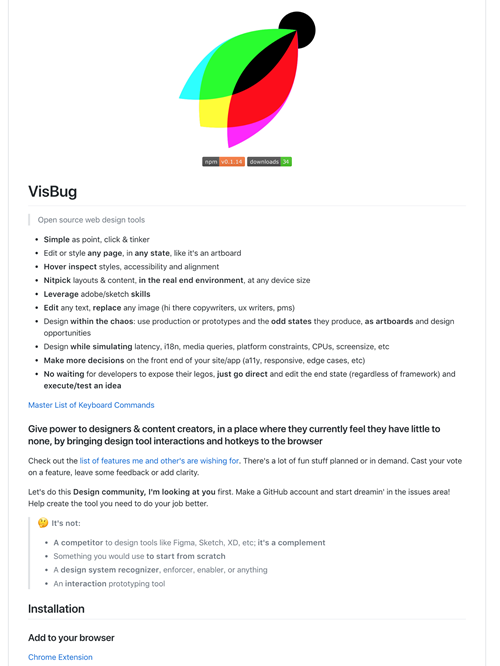 図3　デベロッパーツールの機能の一部を使いやすく提供するChrome拡張機能