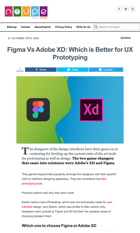 図4　FigmaとAdobe XDを11項目で比較