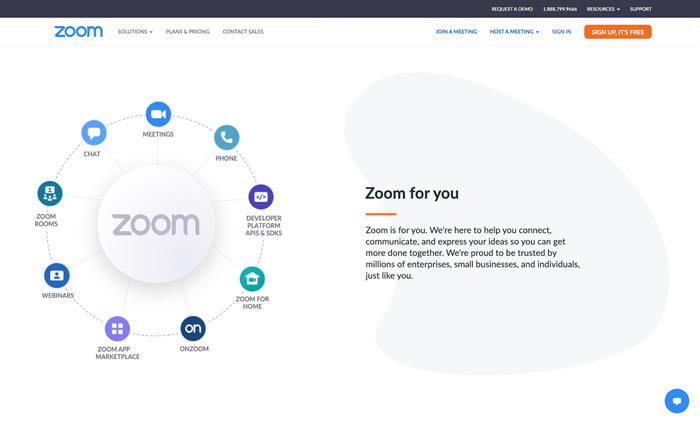 図2　コロナ禍で爆発的に成長した「Zoom」。「Microsoft Teams」などライバルも多いが、ビデオミーティングツールの業界標準の位置を確立しつつある