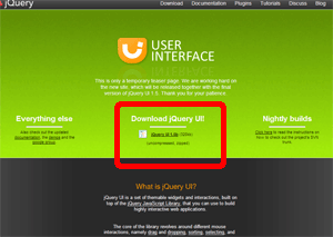 図1　jQuery UIダウンロード