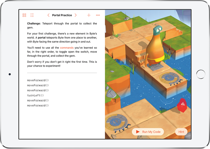 図1　Swift Playground for iPad