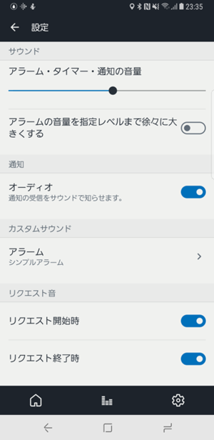 図　Amazon Echoの設定