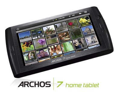 取り上げたタブレットの中ではアプリが充実していそうなARCHOS 7。