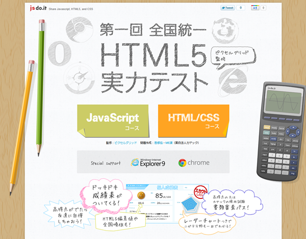 HTML5実力テスト