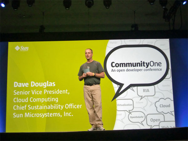 写真　Sun Microsystems, Inc. Cheif Sustainability OfficerのDave Douglas氏