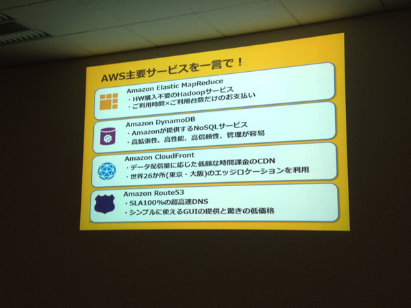 AWS主要サービスの紹介その2