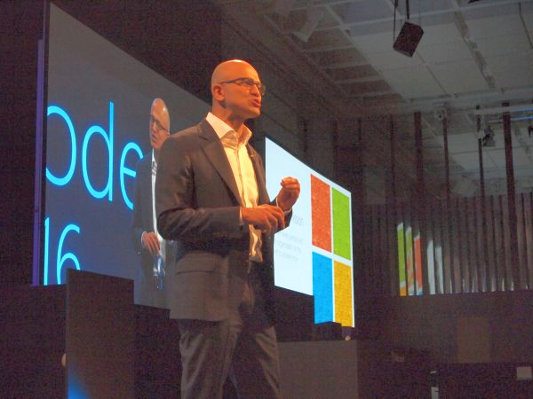 米国本社からSatya Nadella CEOが登壇。エンジニア出身でもある彼が目指す、これからのMicrosoftについて熱く語った