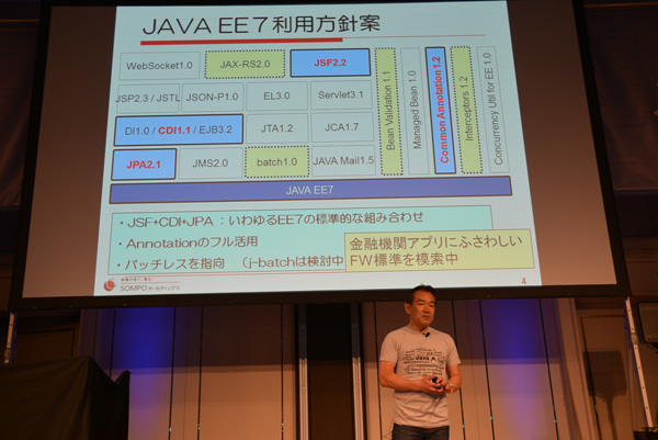 損保ジャパン日本興亜のシステムを紹介する浦川伸一氏