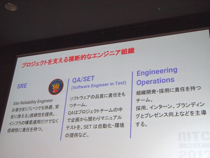 SREやQA/SETなど、横断的なエンジニアチームの存在もメルカリのプロジェクトを支える大きな役割を果たしている